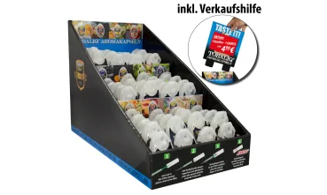 Aromakapseln 60er Theken-Display – 12er Geschmacksmix (6000 Kapseln)