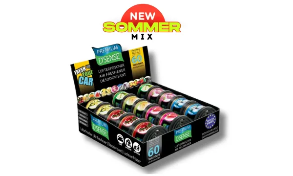 Duft-Dosen D’Sense | 15er Display | SOMMER-MIX | 7 Aromen