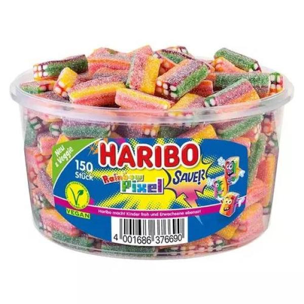 Haribo Rainbow Pixel 150 Stück in der Dose
